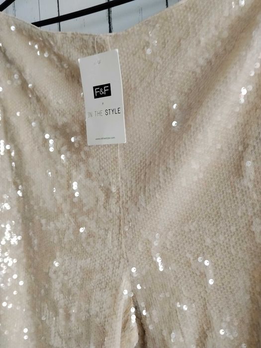 Nowe, cekinowe spodnie, cekiny na różne okazje 14