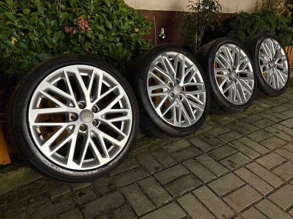 Oryginalne felgi Audi 18" S-line 5x112 A3 A4 A5 Golf Leon Octavia