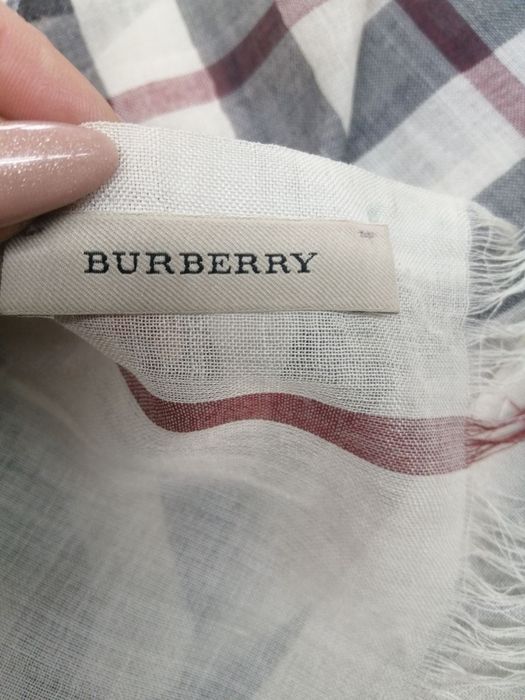 Брендовий шарф BURBERRY з вовни та шовку
