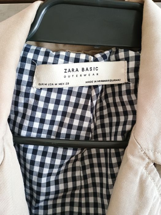 Płaszcz Zara beżowy