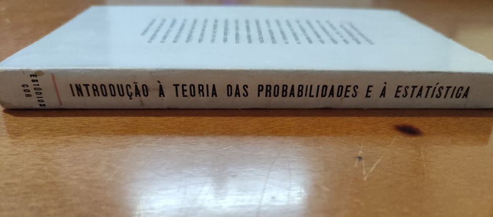 Livro Antigo Matemática Introdução à Teoria Probabilidades Estatística