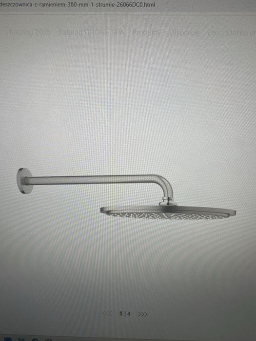 Deszczownica Grohe Rainshower Cosmopolitan 310 stal nierdzewna