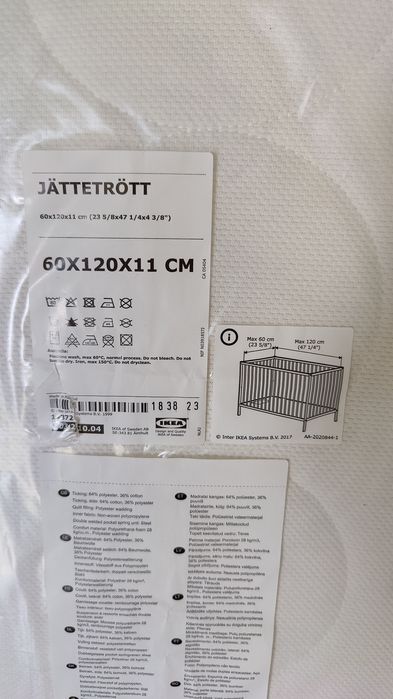 Colchão de berço ikea