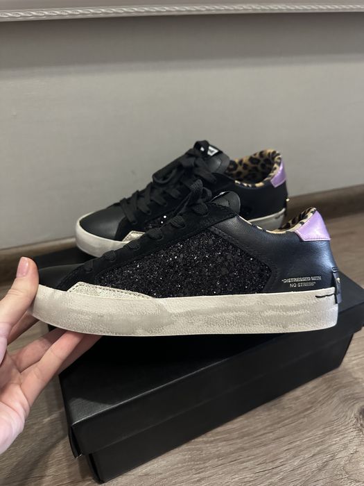 Шкіряні кеди Crime London оригінал