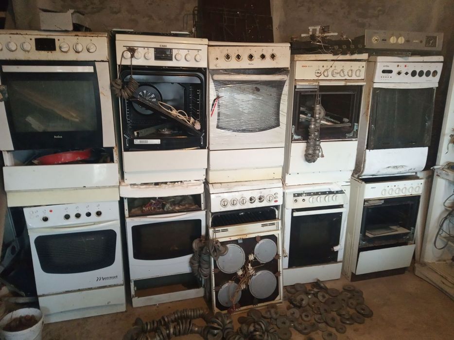 Розборка газових та електричних плит, плитка на запяастини