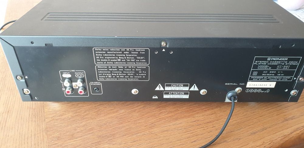 Deck Pioneer Cr -337