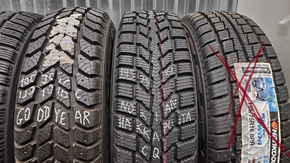 Шини - одиночки 195/75R16C Continental  Goodyear с 185