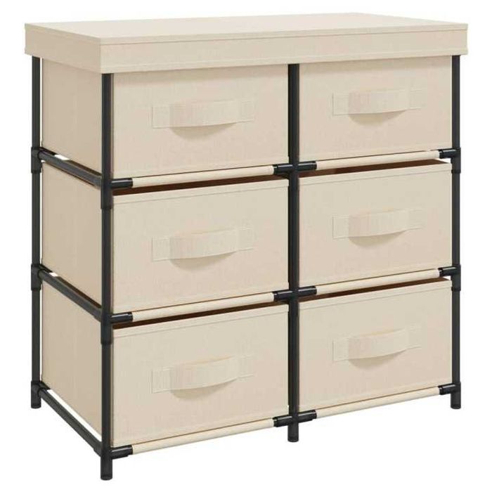 Półka metal VidaXL 55 x 29 cm krem