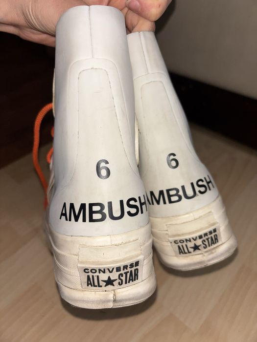 Ambush Converse Alyx Bunny boots высокие кеды берцы белые ботинки