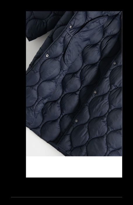 Reserved  dluga kurtka pikowana 36-38