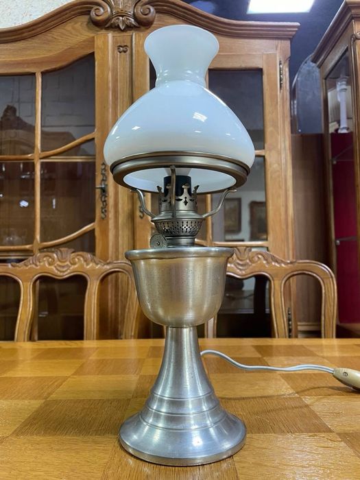 Настільна лампа нержавіюча сталь 6276