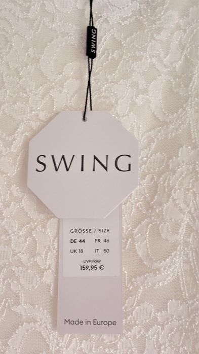 Suknia ślubna SWING r. 44 Ivory - boho, rustykalna