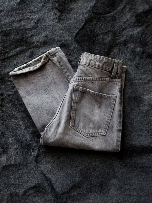 Spodnie damskie jeansy z szeroką nogawką ZARA