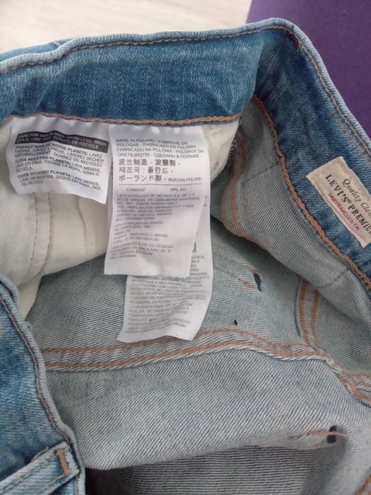 Jeansy Levi's 512 W32 L30 dżinsy
