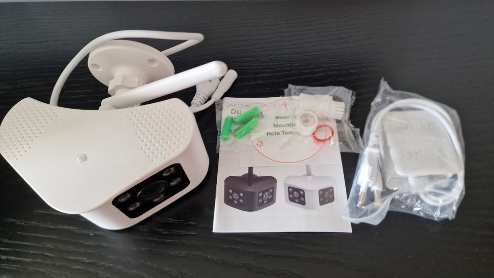 180-Degree Camera, 6MP Wi-Fi, Compatible with Android and iOS Apps, Model 180JKC23JSR4, Waterproof64283913262467123