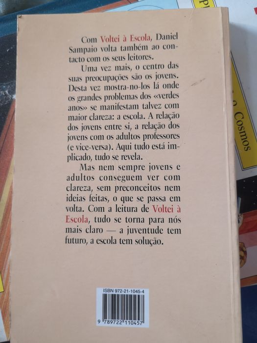 Livro Voltei à Escola de Daniel Sampaio