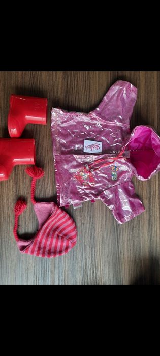 Одежда речі комплект для пупса Беби борна плащ шапка комбинезон кофта