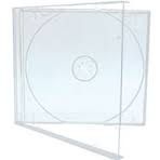 Caixas de CD em plástico