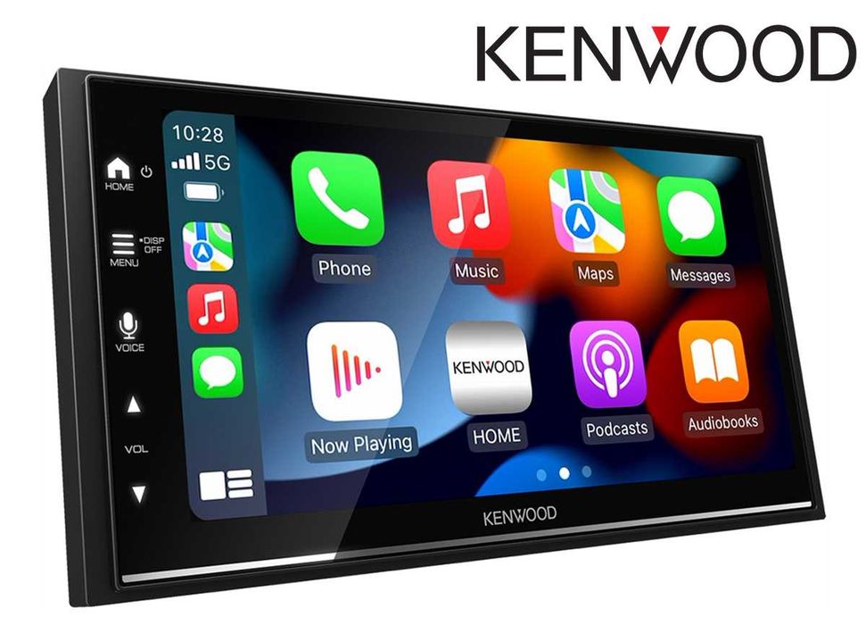 Auto Rádios Kenwood com 1 ou 2 DIN 6.8" Android Auto, CarPlay, USB, Bluetooth