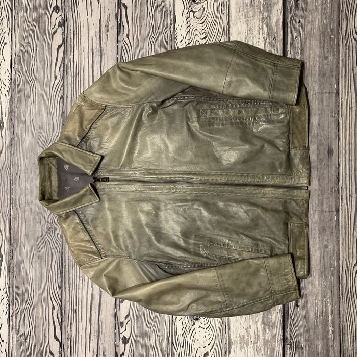 Кожаная куртка Roy Robson Casual Grey Premium Leather Jacket