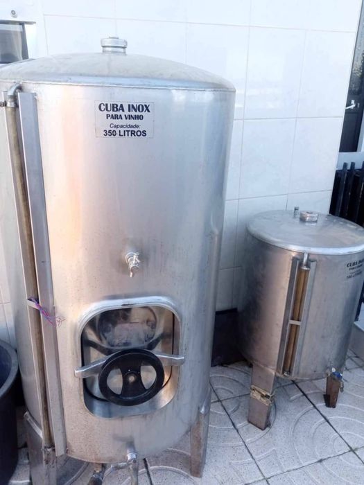 Cuba de vinho inox