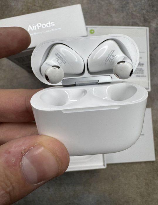 Airpods 4, шумоподав чіп airpoha lux якість 1:1 бездротові навушники