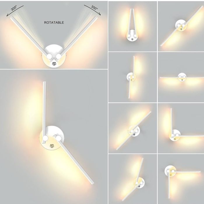 Kinkiet Led Nowoczesna Lampa Ścienna Z Wyłącznikiem