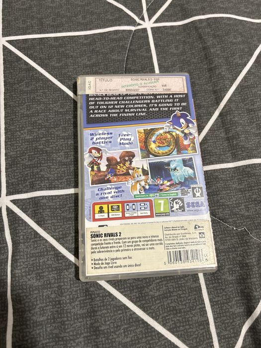 Sonic rivals 2 como novo para PSP