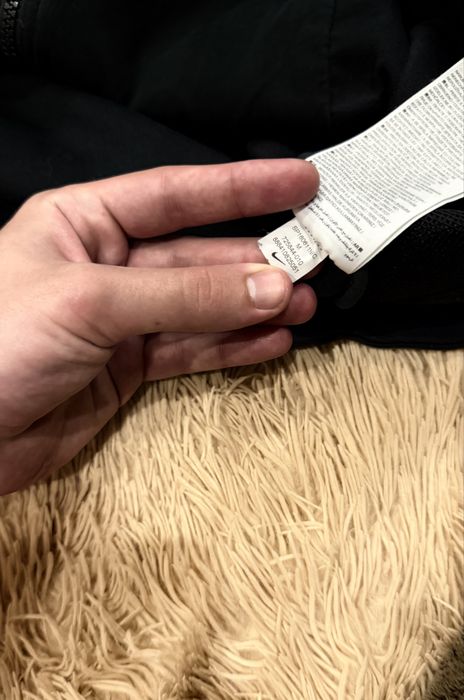 Чорна кофта черная кофта зипка зип худи nike tech fleece найк теч флис оригинал m