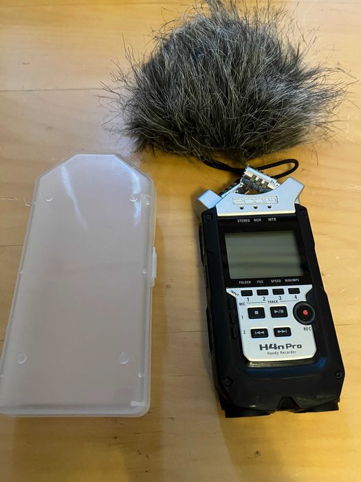 Rekorder dźwięku Zoom H4n Pro Dyktafon Rejestrator Karta 32gb Osłonka