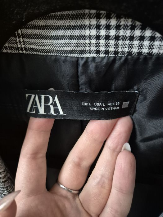 Піджак в клітинку ZARA M-L