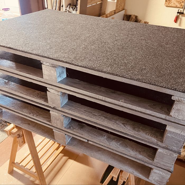 Estrado para beteria ou palco