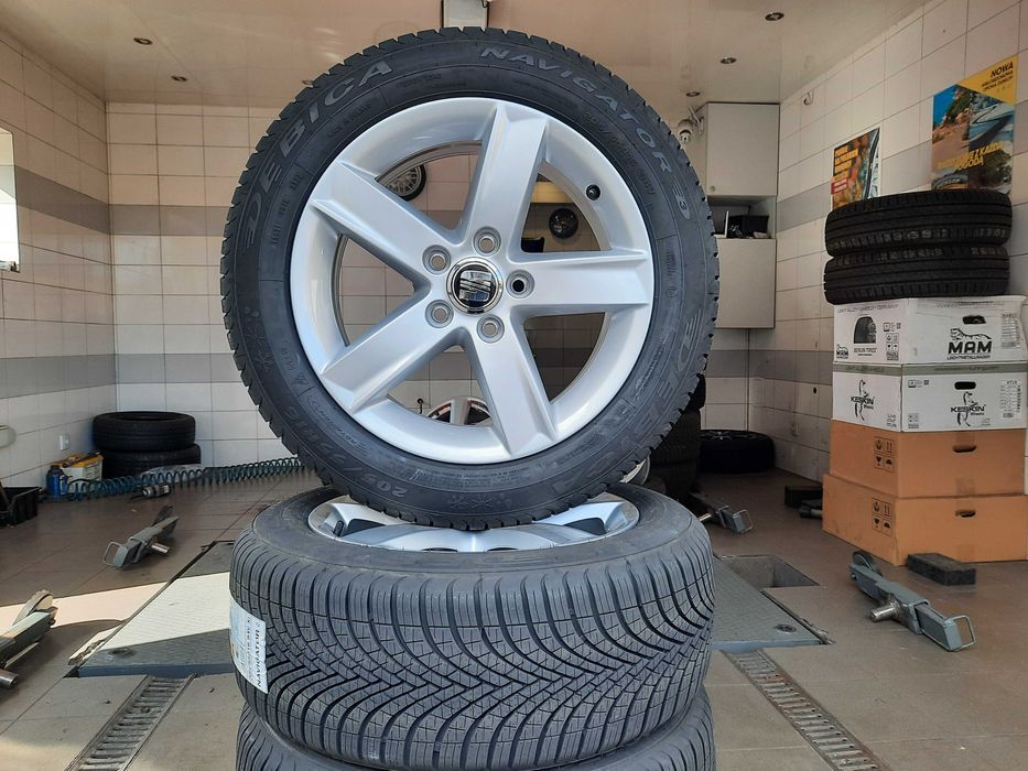 Koła wielosezonowe NOWE SEAT 16 5x112 EXEO ALTEA LEON TOLEDO