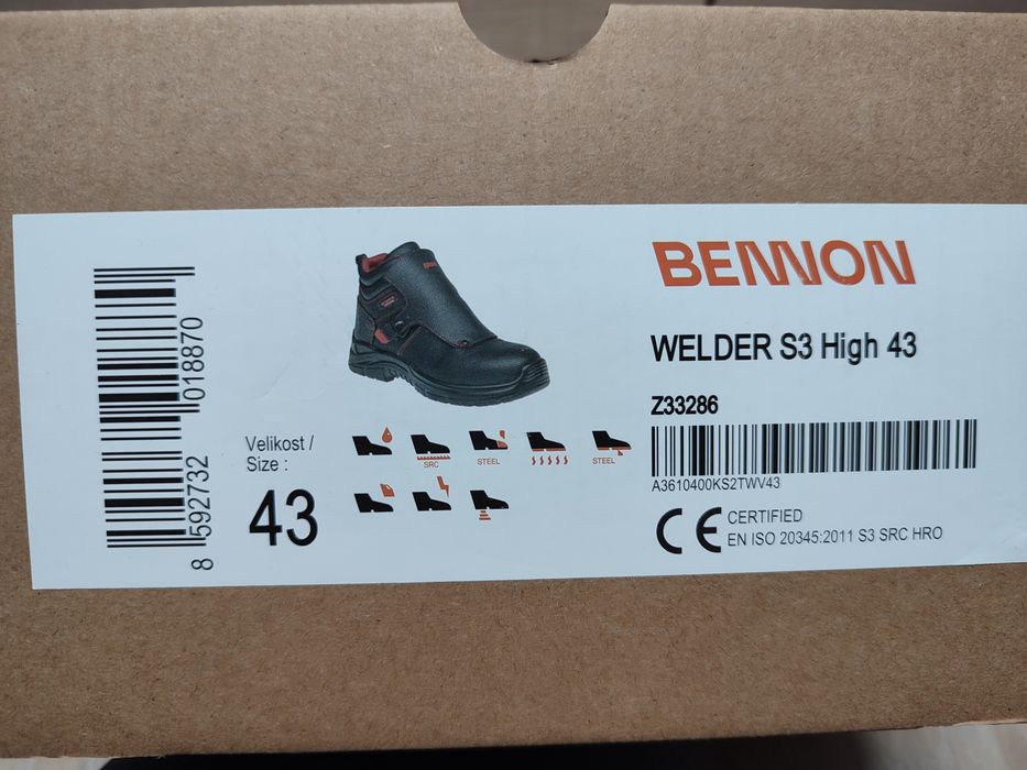 Buty spawalnicze Bennon r.43