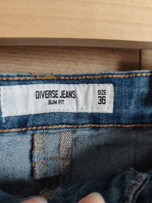Diverse 36 slim fit high waist spodnie jeansowe nowe