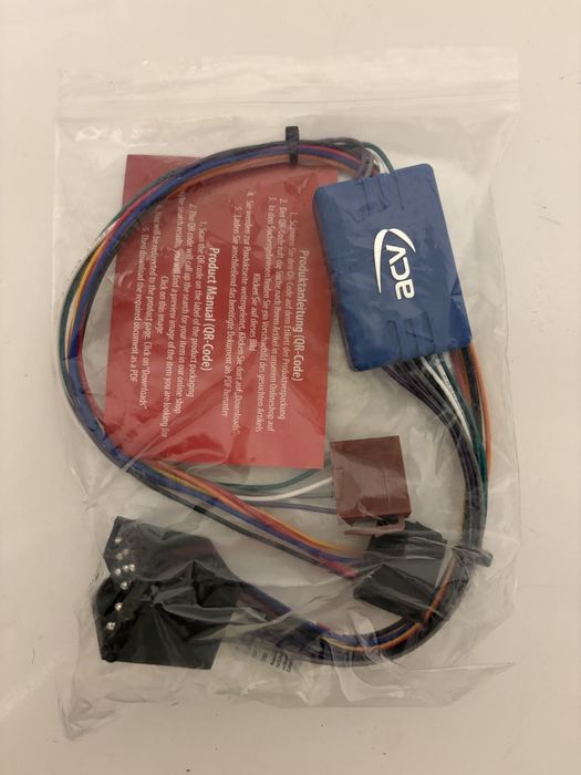 Adaptador Rádio ISO para BMW Série 5 e X5 (E39 e E53) da ACV