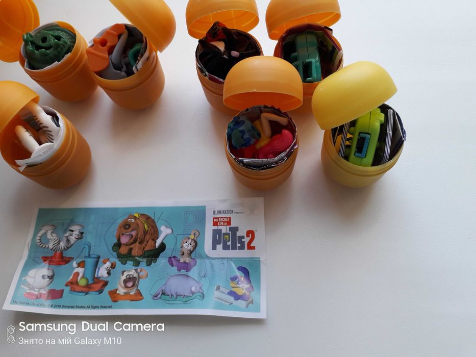 киндери обмен новие  в капсулах