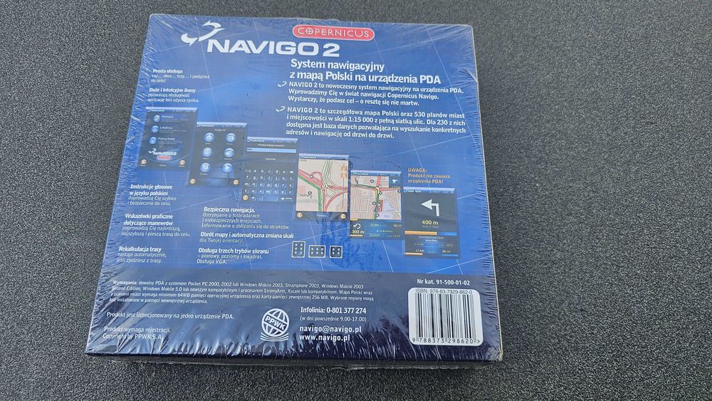 Navigo 2 nowy w folii System nawigacyjny GPS na urządzenia PDA