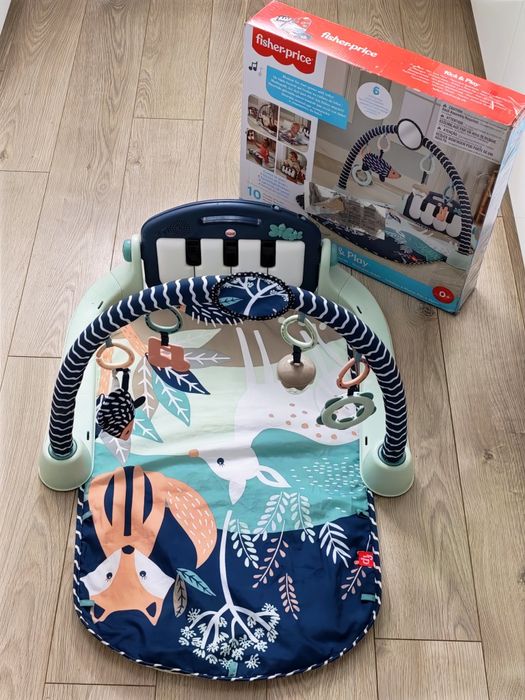 Fischer Price Mata edukacyjna z pianinem interaktywna muzyczna