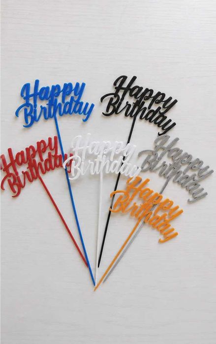 Topper de Bolo - Colours