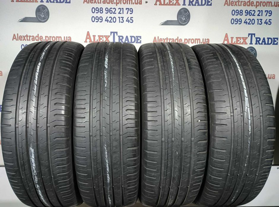 4 шт. 215/60 R17 Continental ContiEcoContact 5 літні шини бу вживані