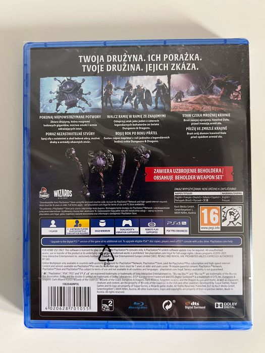 Nowe Gry na Playstation Dark Alliance + Dolmen PS4 / PS5 PL.