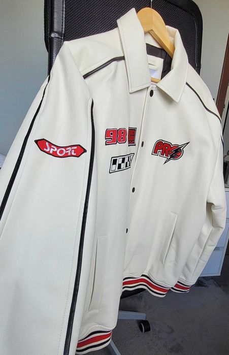 Bomberka oversize racing jacket, bershka rozmiar xl