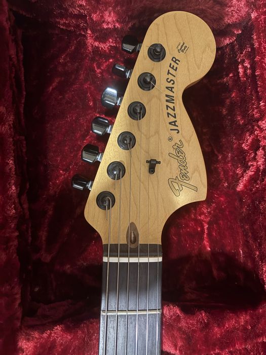 Guitarra Fender Jazzmaster Jim Root , cor: Preta