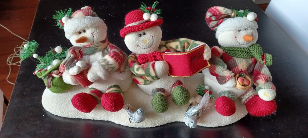 Decoração Natal muito bonita em tecido
