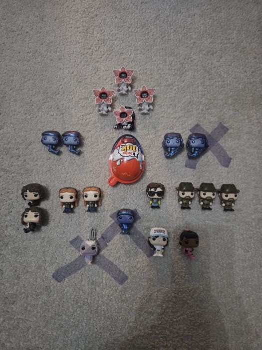 Figurki Stranger Things Kinder Joy