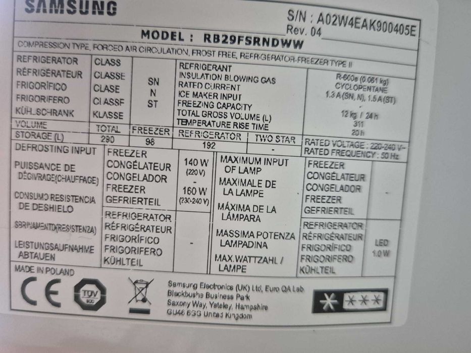 ***Ler Anúncio*** Frigorifico Samsung RB29FSRNDWW AVARIADO