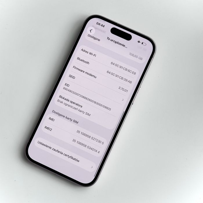 IPhone 15 128gb Różowy - BATERIA 100%! - W PEŁNI SPRAWNY