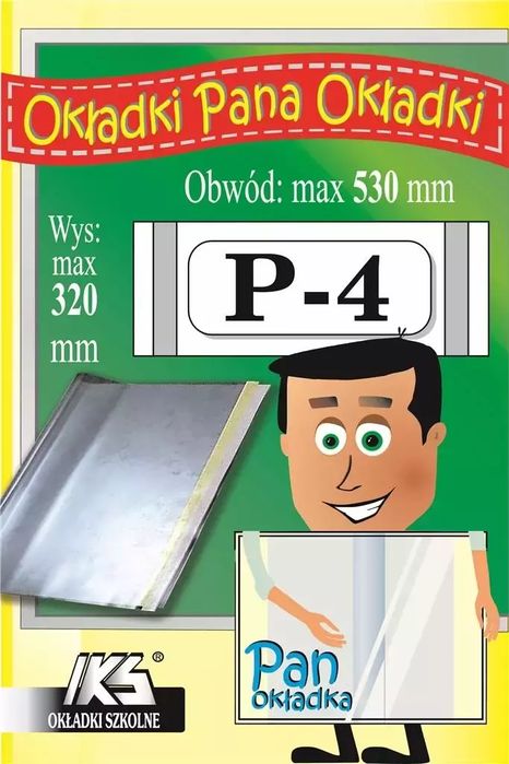Okładka przylepiana P4 - Format A4 (25szt) IKS. IKS. Nowy Produkt