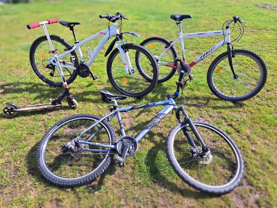 3x rower górski hulajnoga gratis